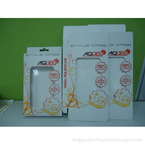 Accept custom printed paper packaging box with 250gsm cardboard